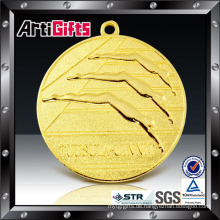 Relief-Schwimmen-Medaille der Gewohnheitsdesignart 3d